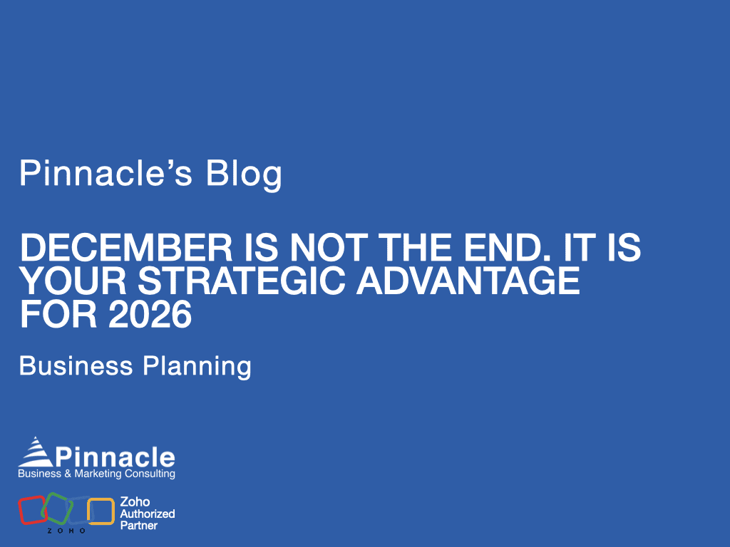 DECEMBER IS NOT THE END. IT IS YOUR STRATEGIC ADVANTAGE FOR 2026